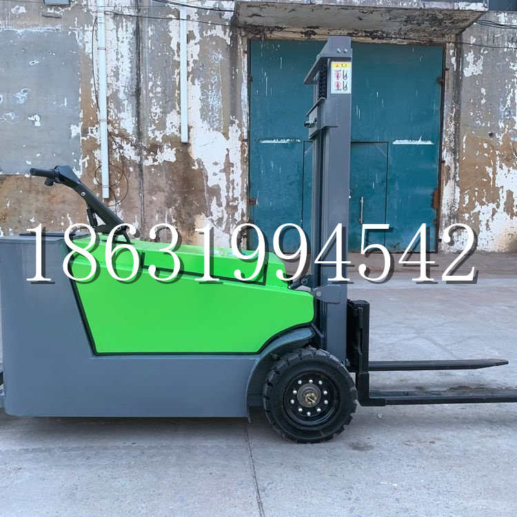 苍梧县小型电动叉车1吨2吨步行站驾式电瓶堆高充电装卸车液压升降车铲车